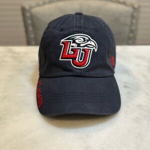 Liberty University Flames Russell Blue Denim Adjustable Cap